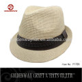 Мужчины высокого качества Blue hort brim Fedora hat